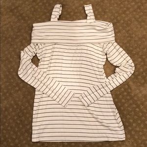 Motherhood Maternity striped long sleeve shirt